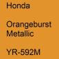 Preview: Honda, Orangeburst Metallic, YR-592M.